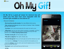 Tablet Screenshot of ohmygif.com